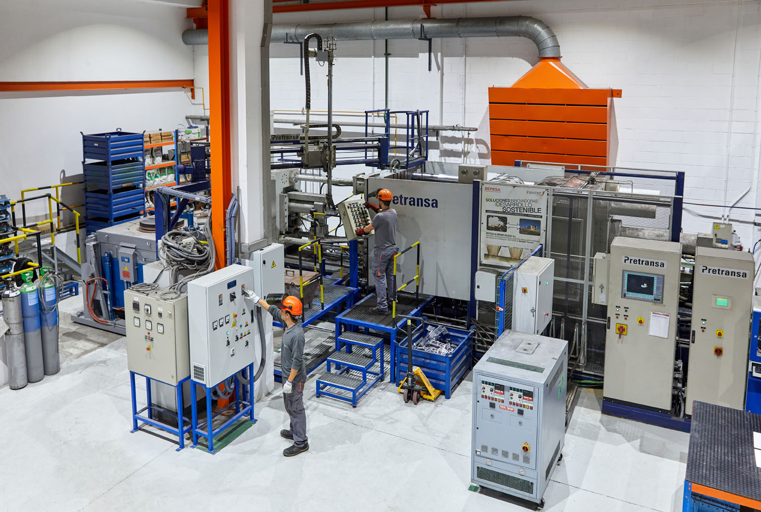 planta procesos metalurgicos de TECNALIA cirmetal, imagen de las instalaciones